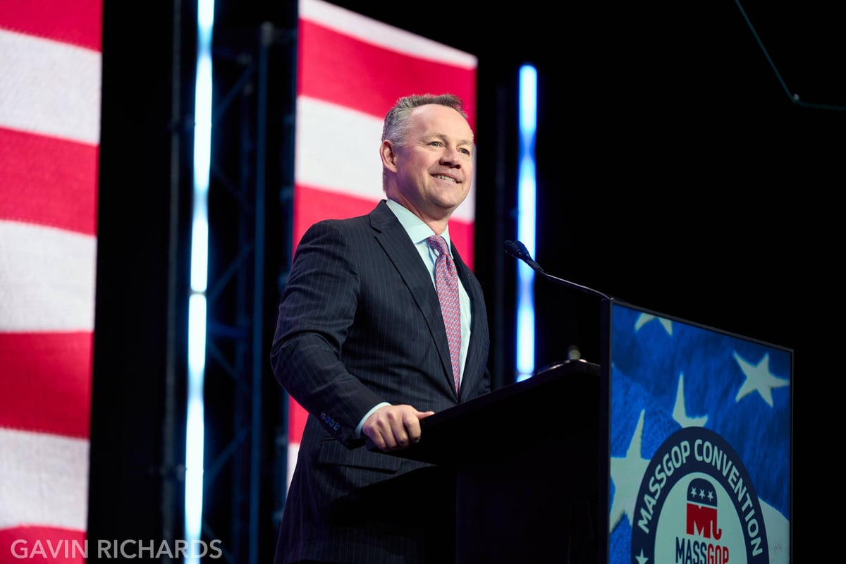 Brian Shortsleeve at the MassGOP Convention