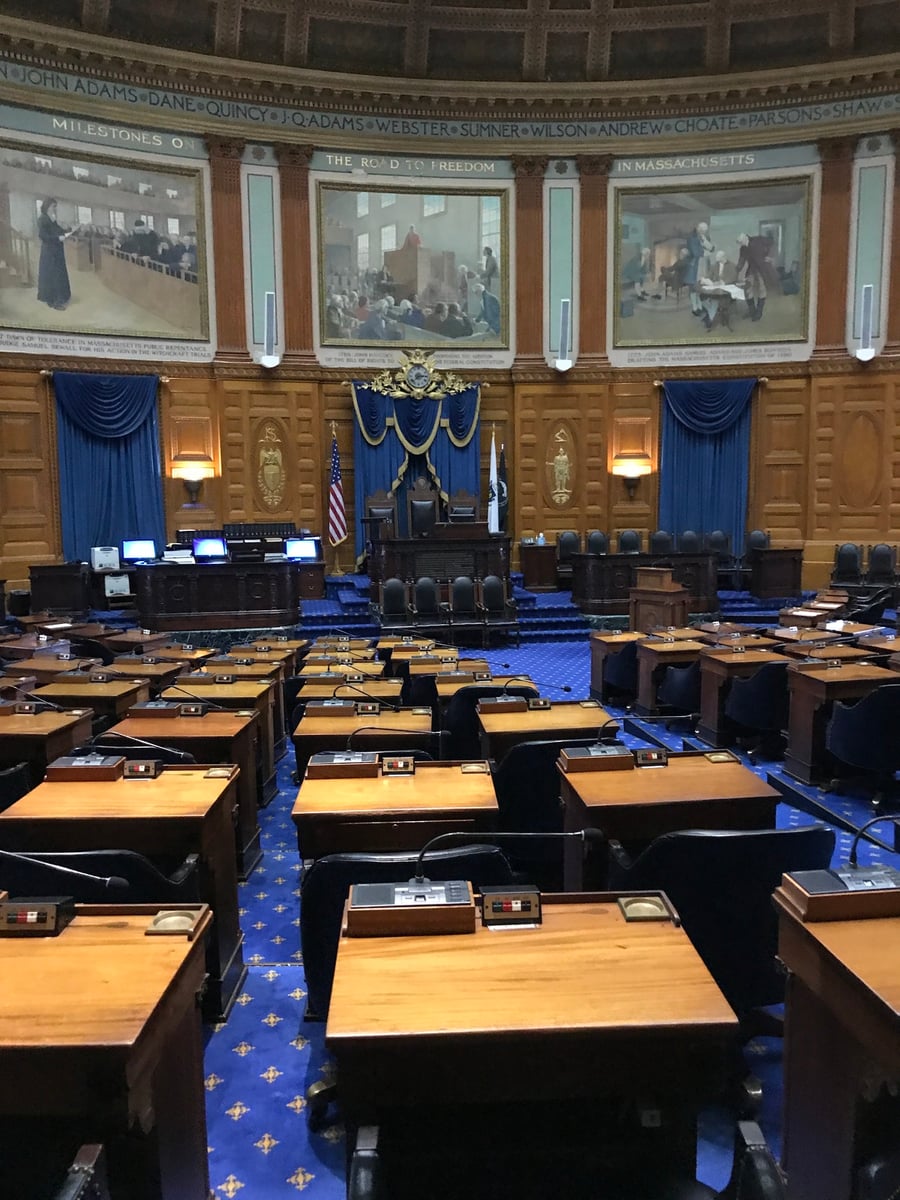 Massachusetts House of Representatives chamber
