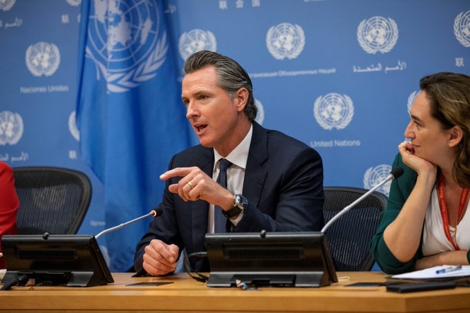 California Governor Gavin Newsom