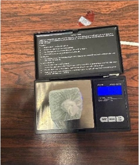 Suspected fentanyl allegedly distributed by RAMOS-JIMENEZ.
