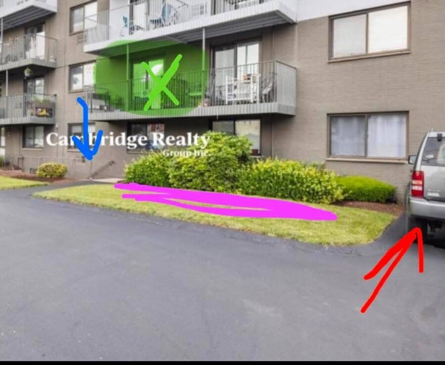 Diagram of the apartment scene