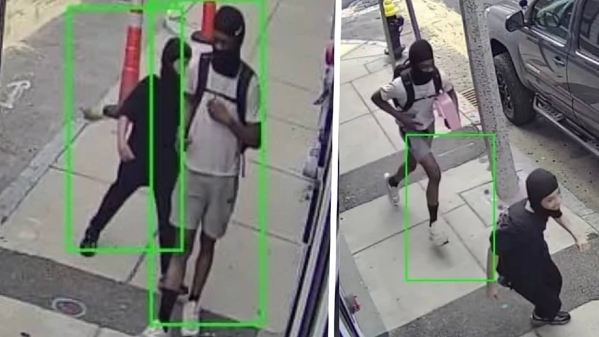 Boston Police release new photos as the masked boys who robbed a Southie lemonade stand at gunpoint are revealed to be just 11 and 14 — and got away with just $50