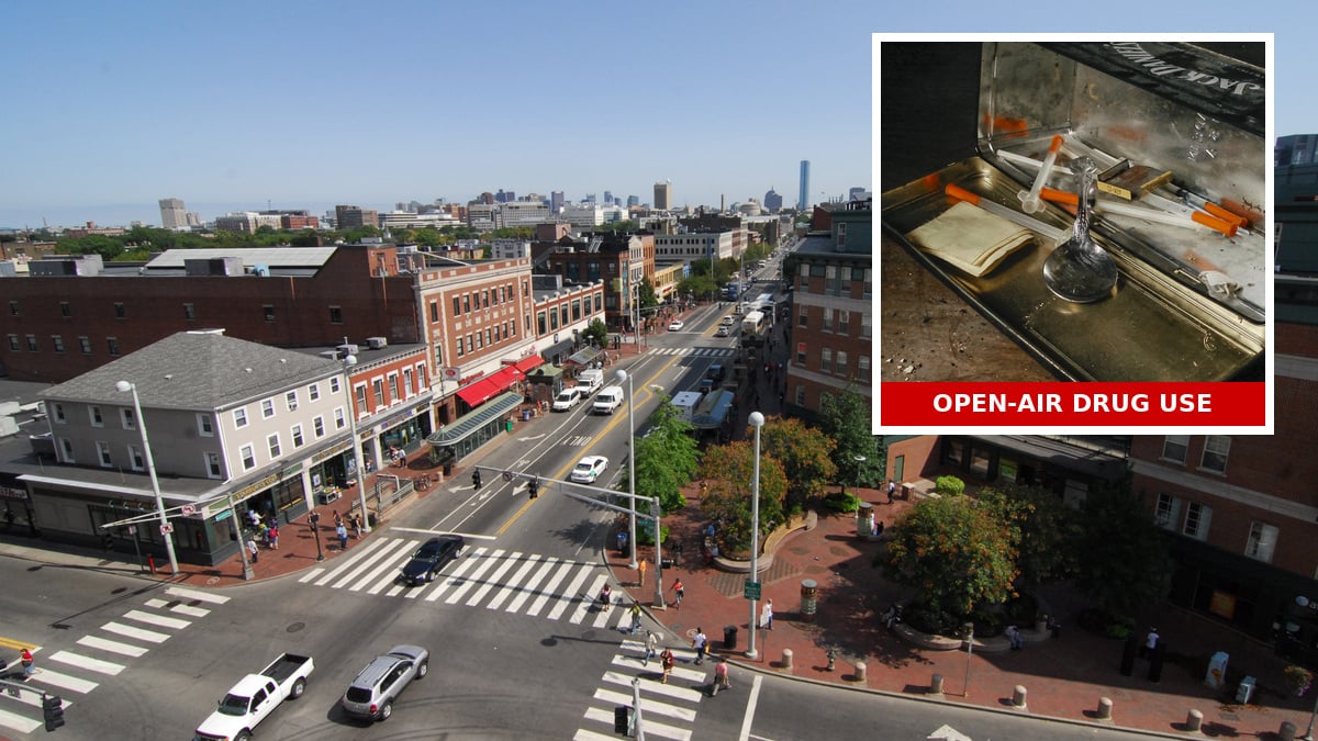 Woke Mass. city that allows open drug use wants to make legal responsible adults wait 30 minutes between alcoholic beverages