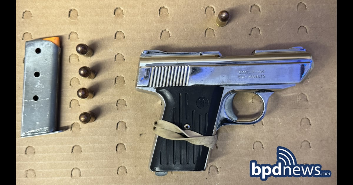 Boston police bust 16-year-old with loaded handgun after his bag thuds onto Dorchester store floor