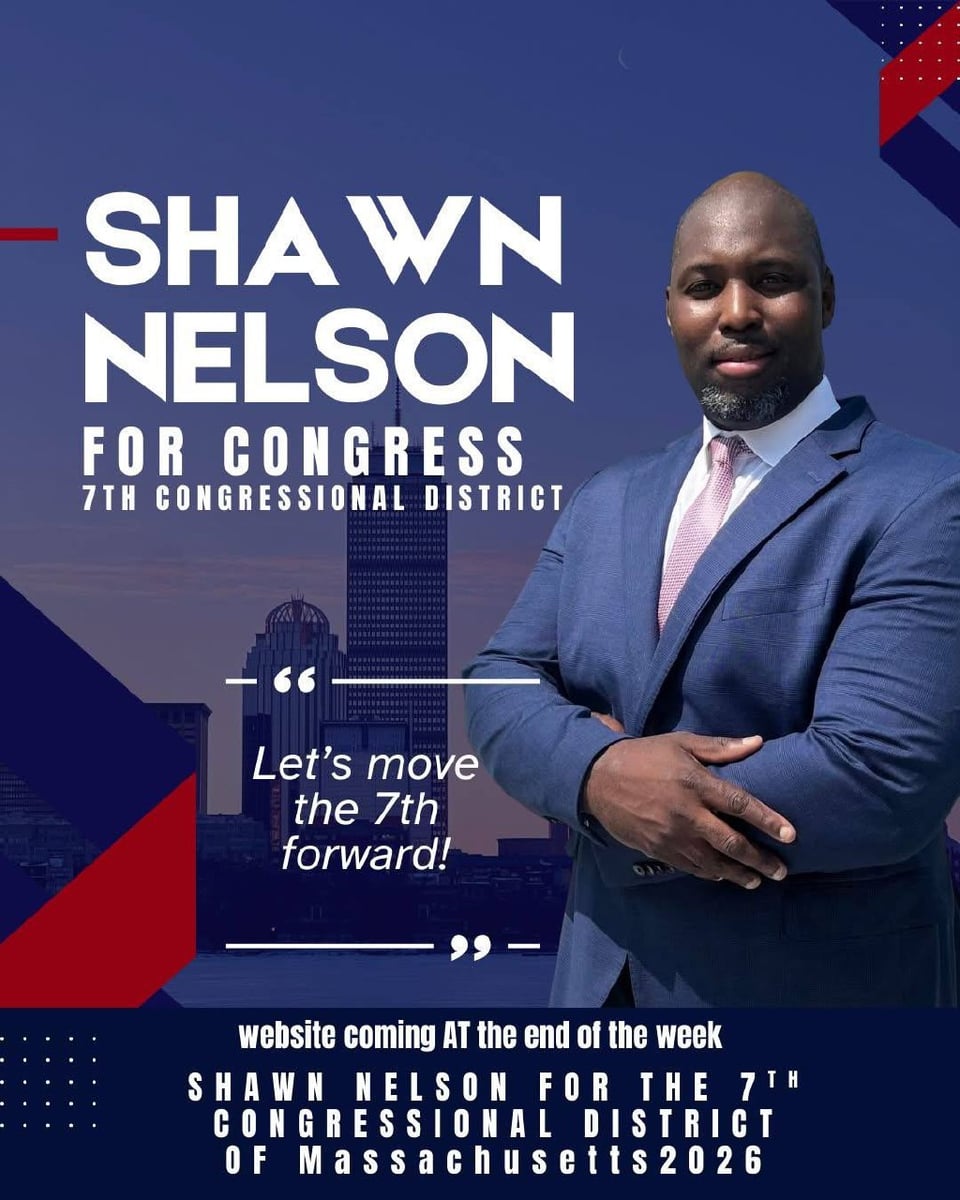Shawn Nelson campaign poster.