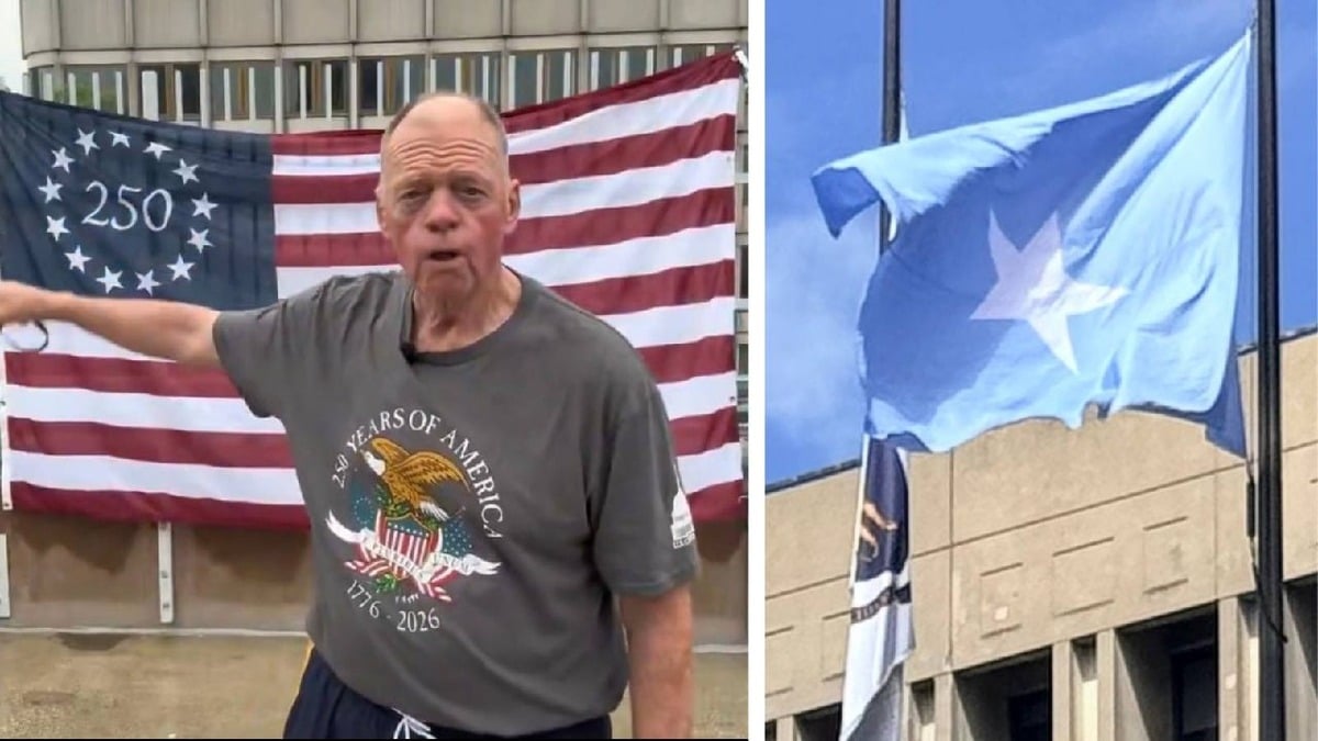 Outrage after American flag forced down at Boston City Hall during Somali flag raising event