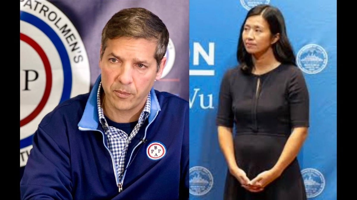 Boston police union president Larry Calderone defends Mayor Wu on the Dorchester officer attack: "The blame is not with the mayor. The blame is with the City Council"