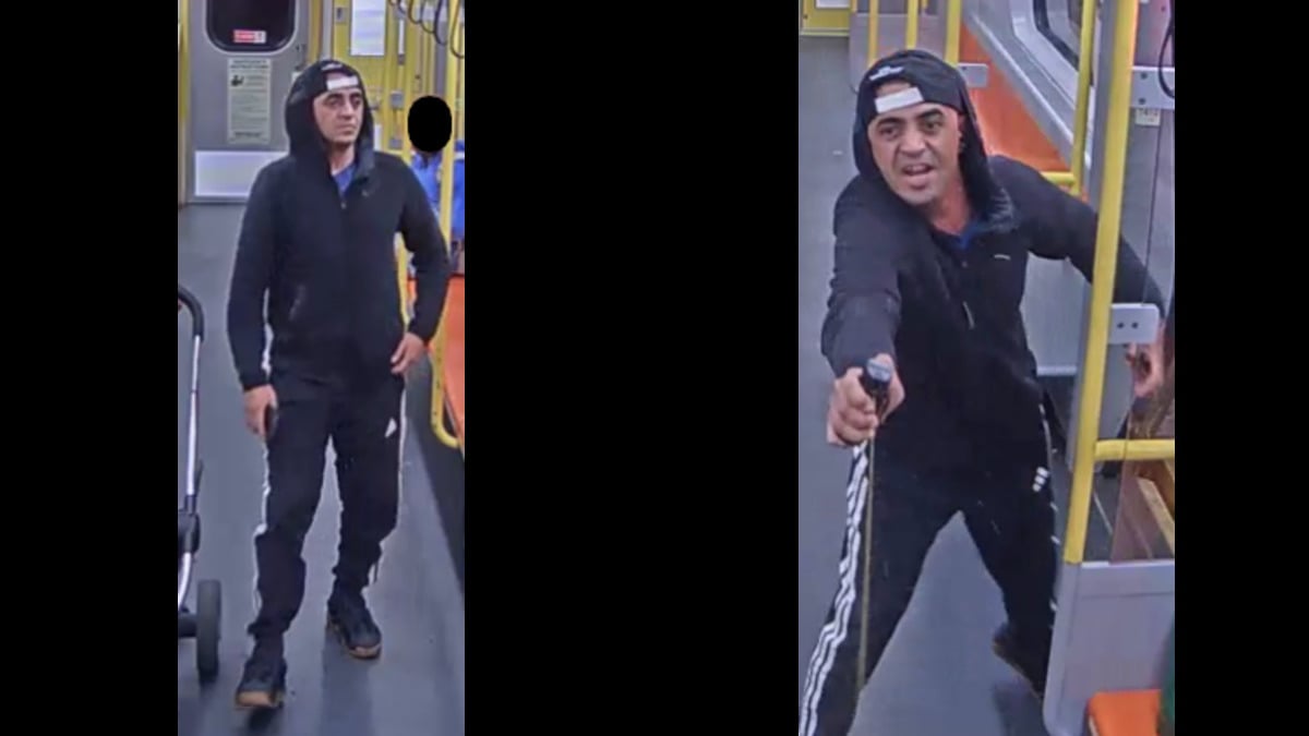 Transit Police hunt the hooded man who pepper-sprayed an Orange Line rider without warning in Boston