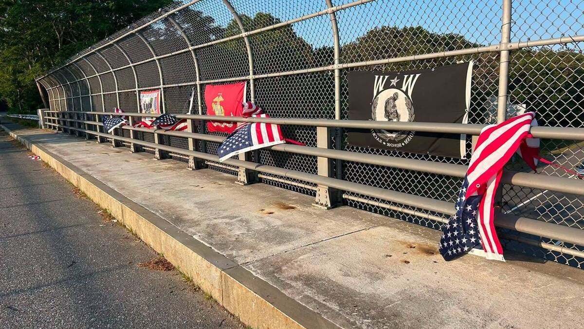 Vandals rip down American flags from patriotic Cape Cod display — second time in 10 months