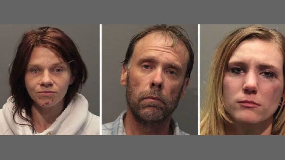 Naked, bloodied woman with 5 open warrants stumbles into a Massachusetts Target — police find her hiding in a red Subaru with crack, fentanyl and 2 accomplices