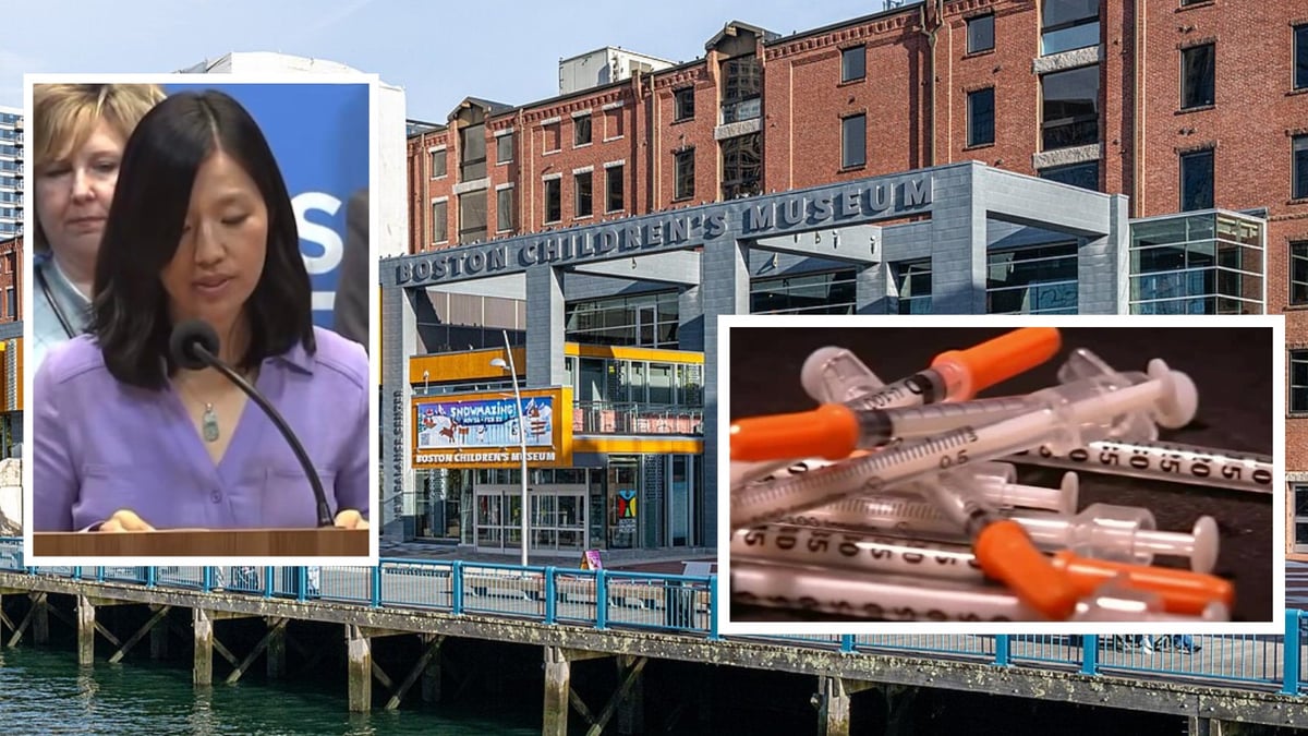 Needles pile up near the Boston Children's Museum — as City Hall hands out 80,000 a MONTH