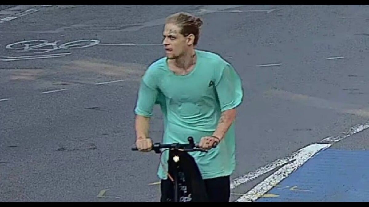 Man bun and a face tattoo: Cambridge PD hunts the e-scooter rider who seriously injured a 9-year-old on Vassar Street and fled