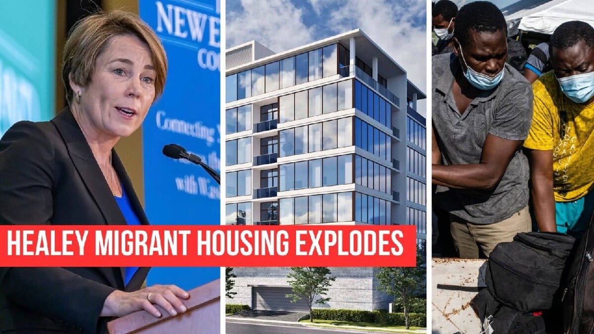 Woke Boston progressives bully online poster for pointing out that Healey's migrant housing budget has SOARED 900%