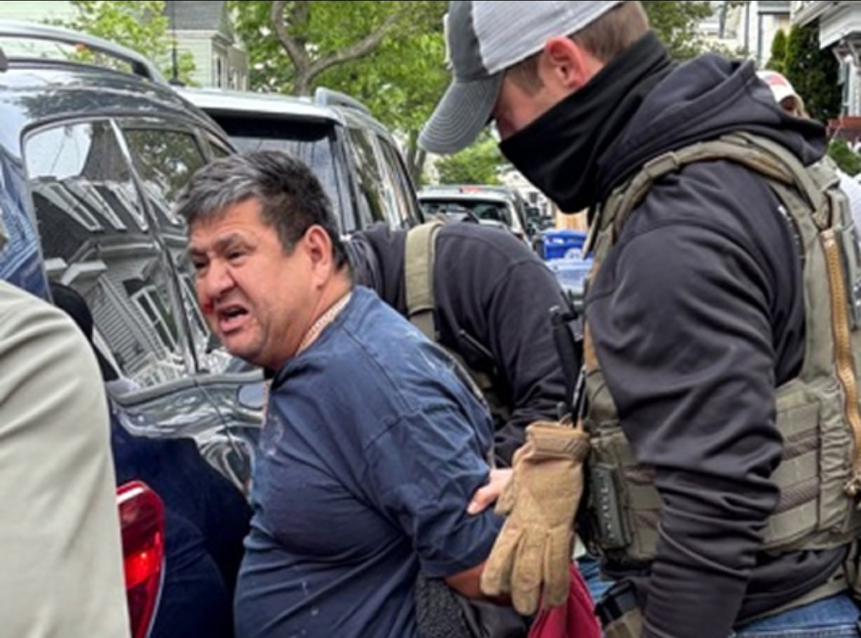 ICE agents swooped in during pre-dawn raids, hauling violent illegal offenders off Massachusetts streets.