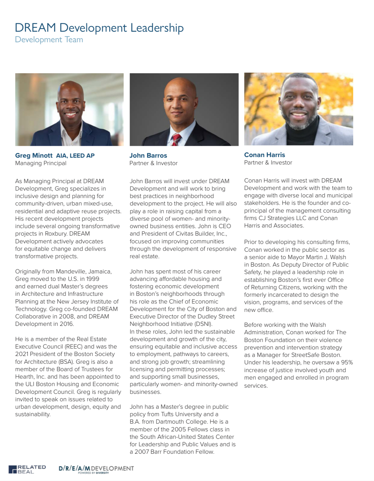 Conan Harris, husband of Congresswoman Ayanna Pressley, is listed as a Partner & Investor in DREAM Development — the firm awarded Boston’s BWSC luxury megaproject.