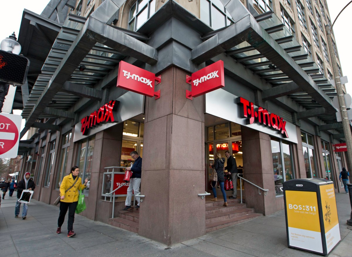 TJ Maxx will pull the plug on its Newbury Street location by January, leaving bargain hunters behind in the Back Bay. (Credit: Boston Herald)