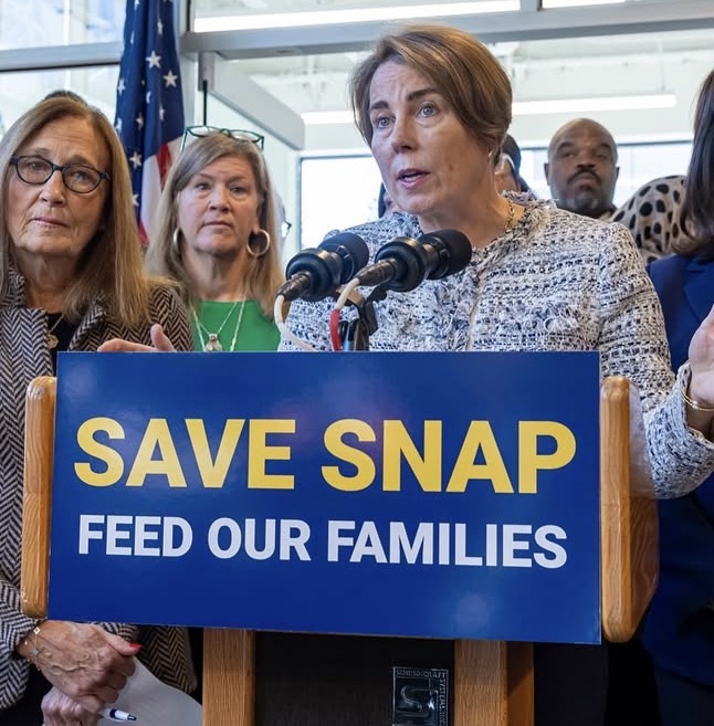 As the federal shutdown drags on, Healey has blamed Washington but offered little clarity on what the state will do if SNAP benefits lapse.