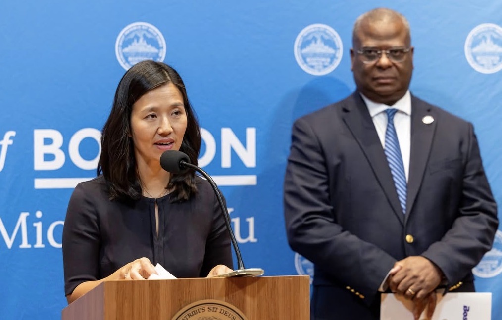 Wu blasts ICE agents to announce brand-new police contract, saying Boston won’t resemble “masked federal officers dragging parents from their children”