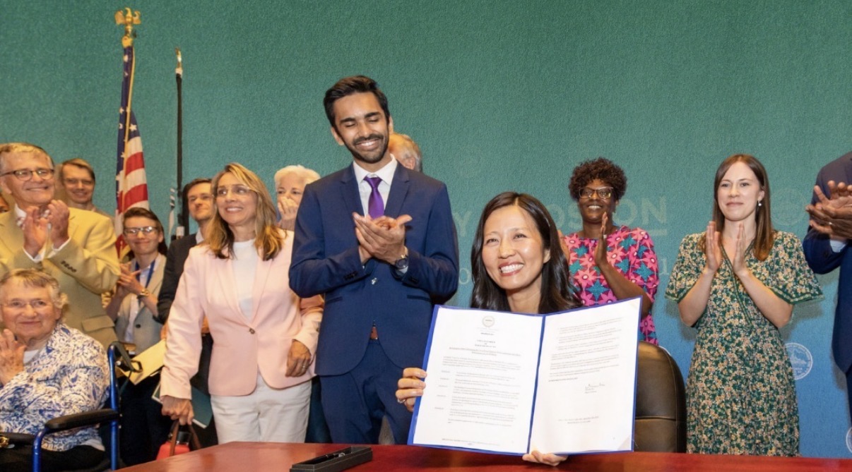 Mayor Wu wins international prize for climate policies as jet-setting climate elite gather in Rio