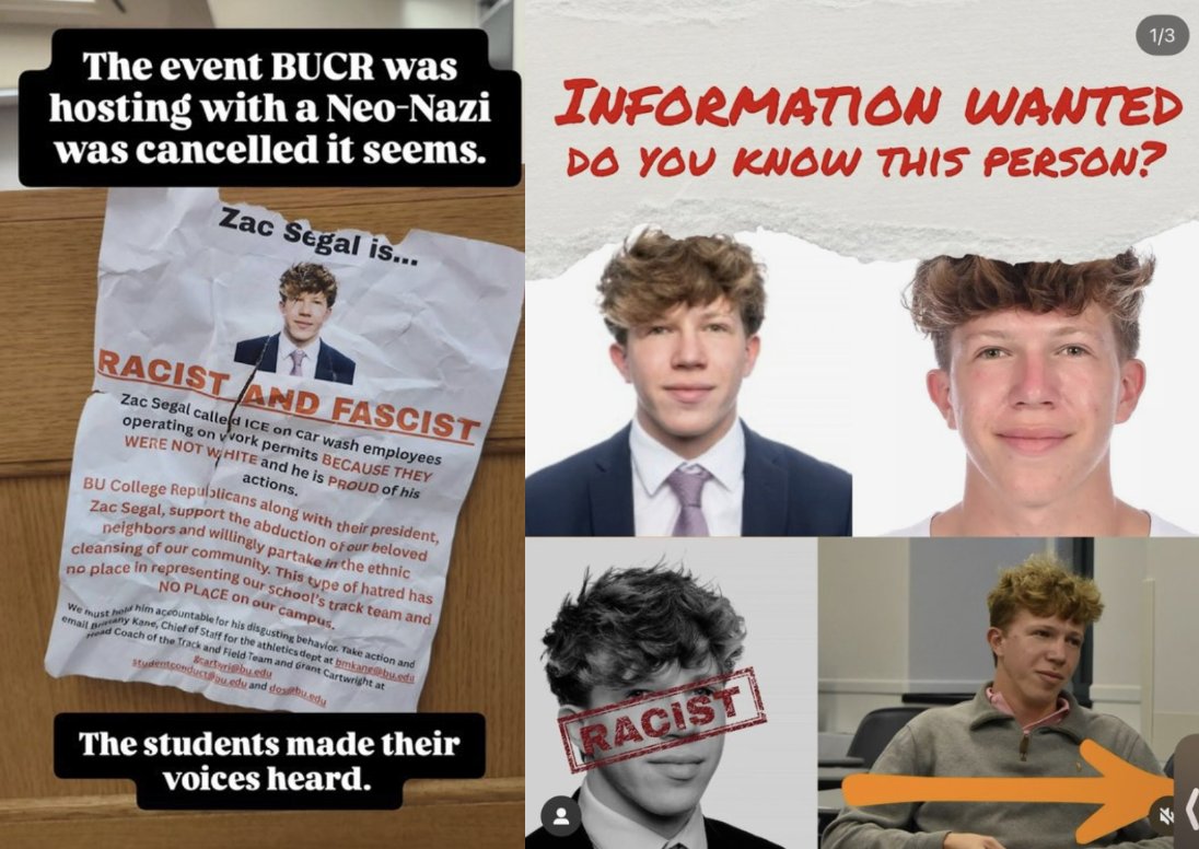 Leftist activists hunt BU student with WANTED posters after ICE tip on car wash workers