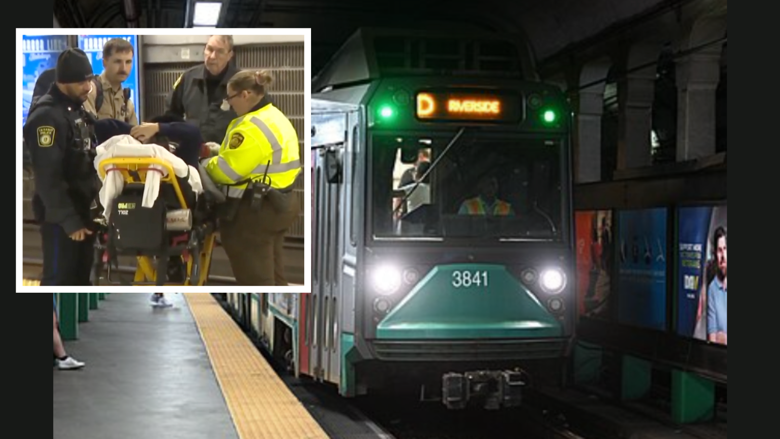 Woman rushed to hospital after maniac pushes her onto tracks at North Station as violent incidents on the MBTA continue to pile up