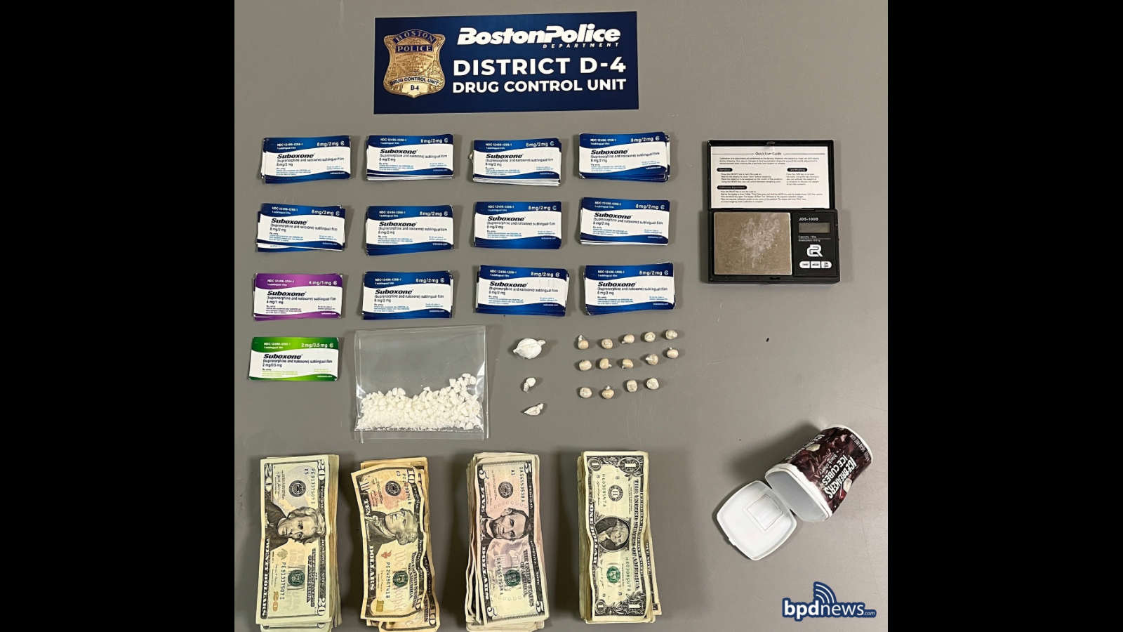 Suspected drug trafficker caught red-handed in South End, carrying substantial stash and fighting back as Boston cops close in
