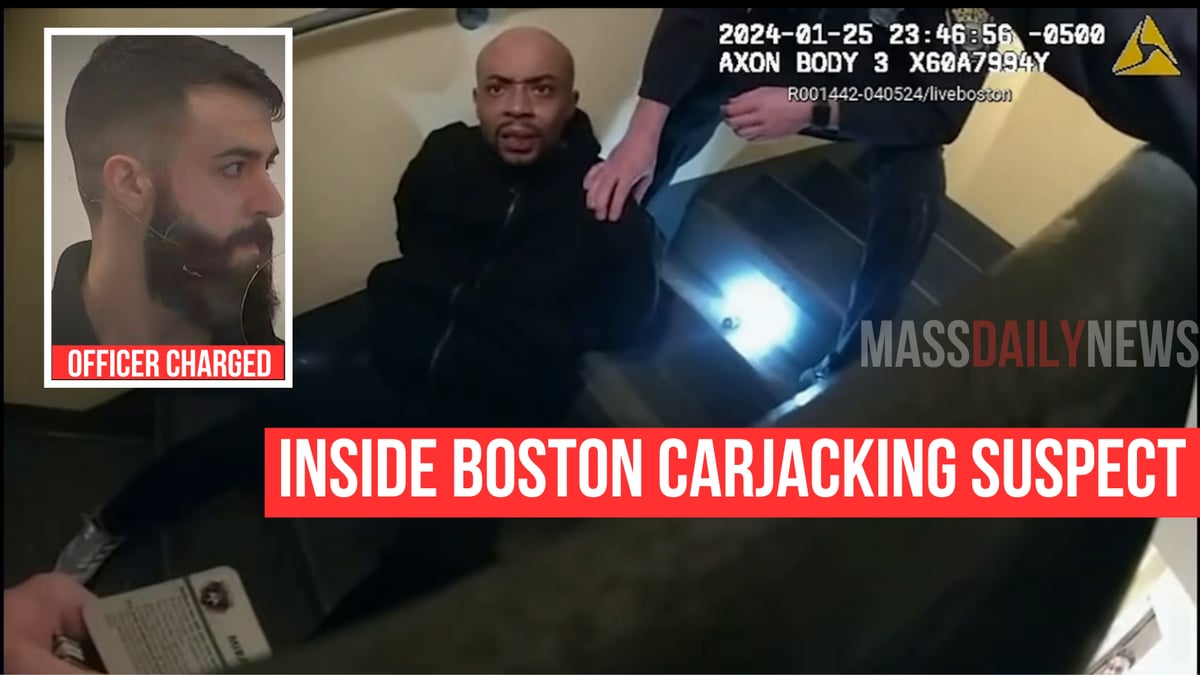 Boston carjacking suspect had 47 prior charges — breaking and entering, strangulations, gun charges — out on bail for FOUR felonies, wanted on warrant when shot by police