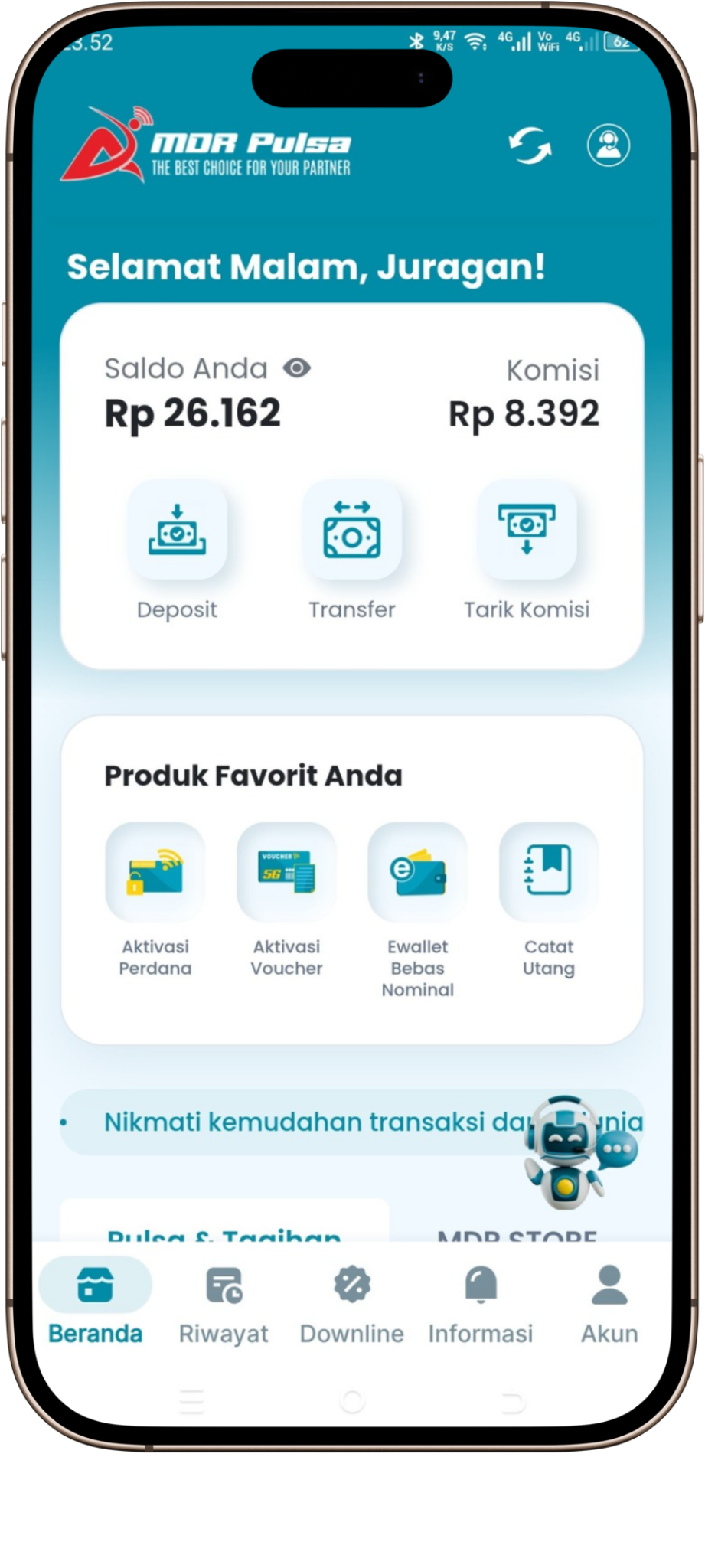 Aplikasi MDR Pulsa Premium