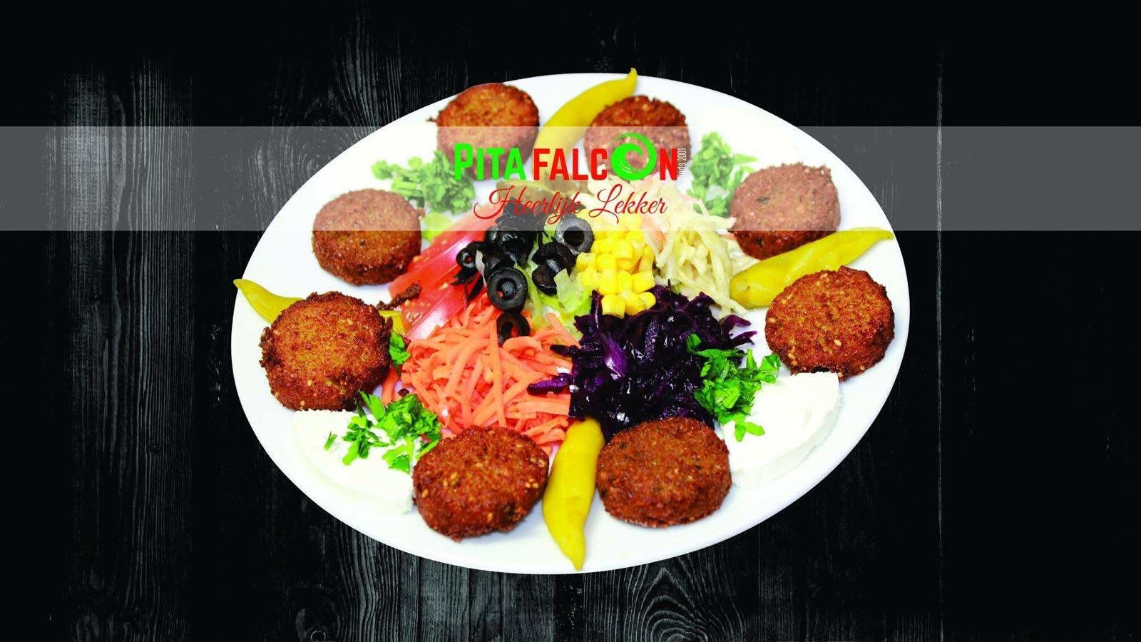 Schotel falafel groot