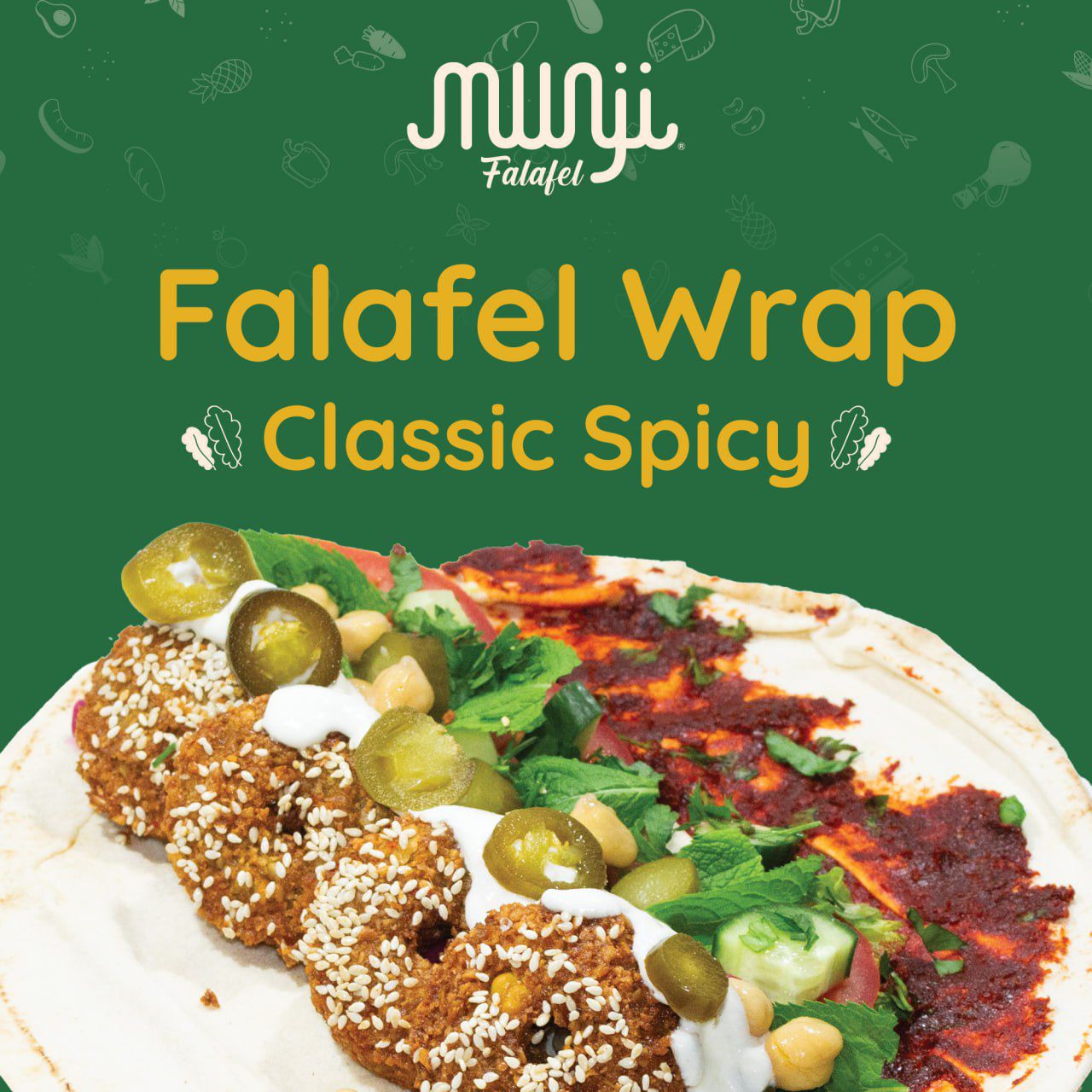 Falafel Wrap Classic Spicy