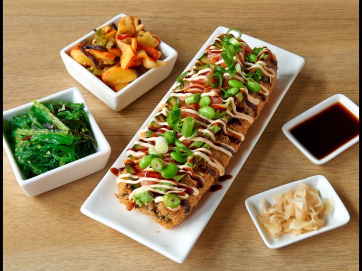 Hotdog maki rainbow