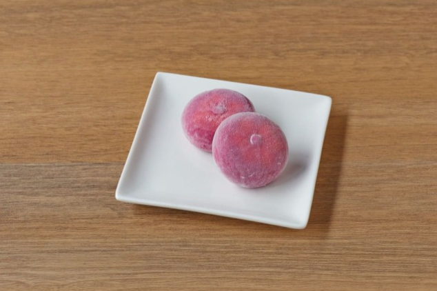 Ijs mochi met passievrucht
