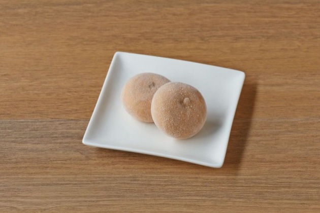 ijs mochi met gezouten karamel