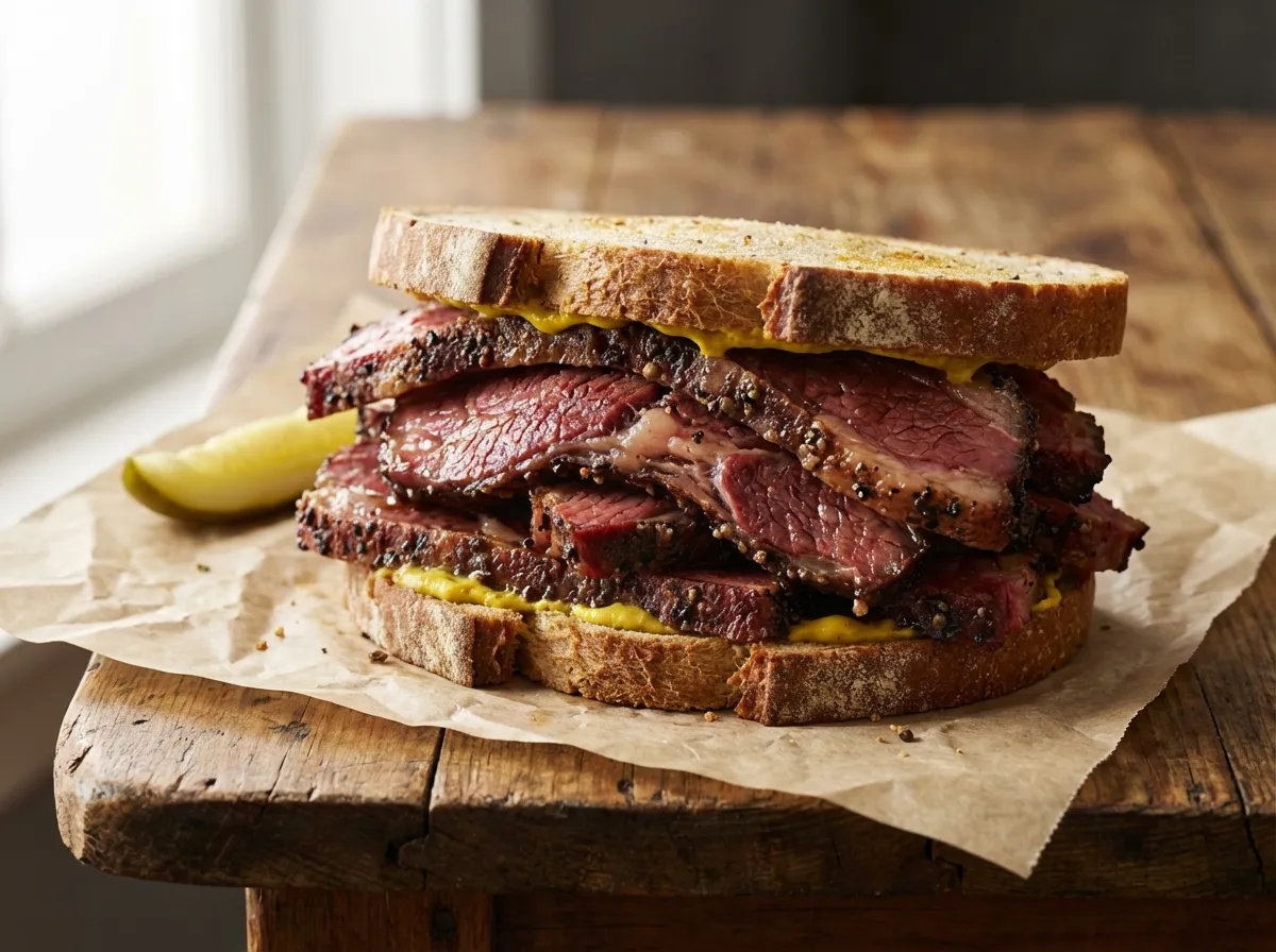 Montreal Smoked Meat Sandwich
