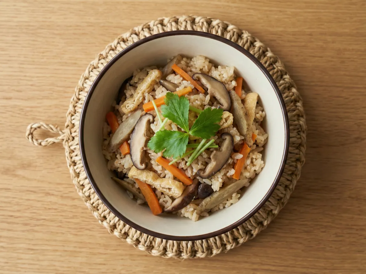 Takikomi Gohan (Japanese Mixed Rice)