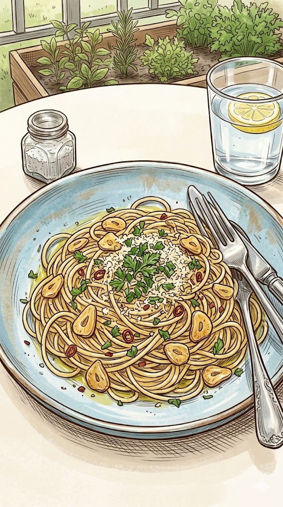 Aglio e Olio Spaghetti