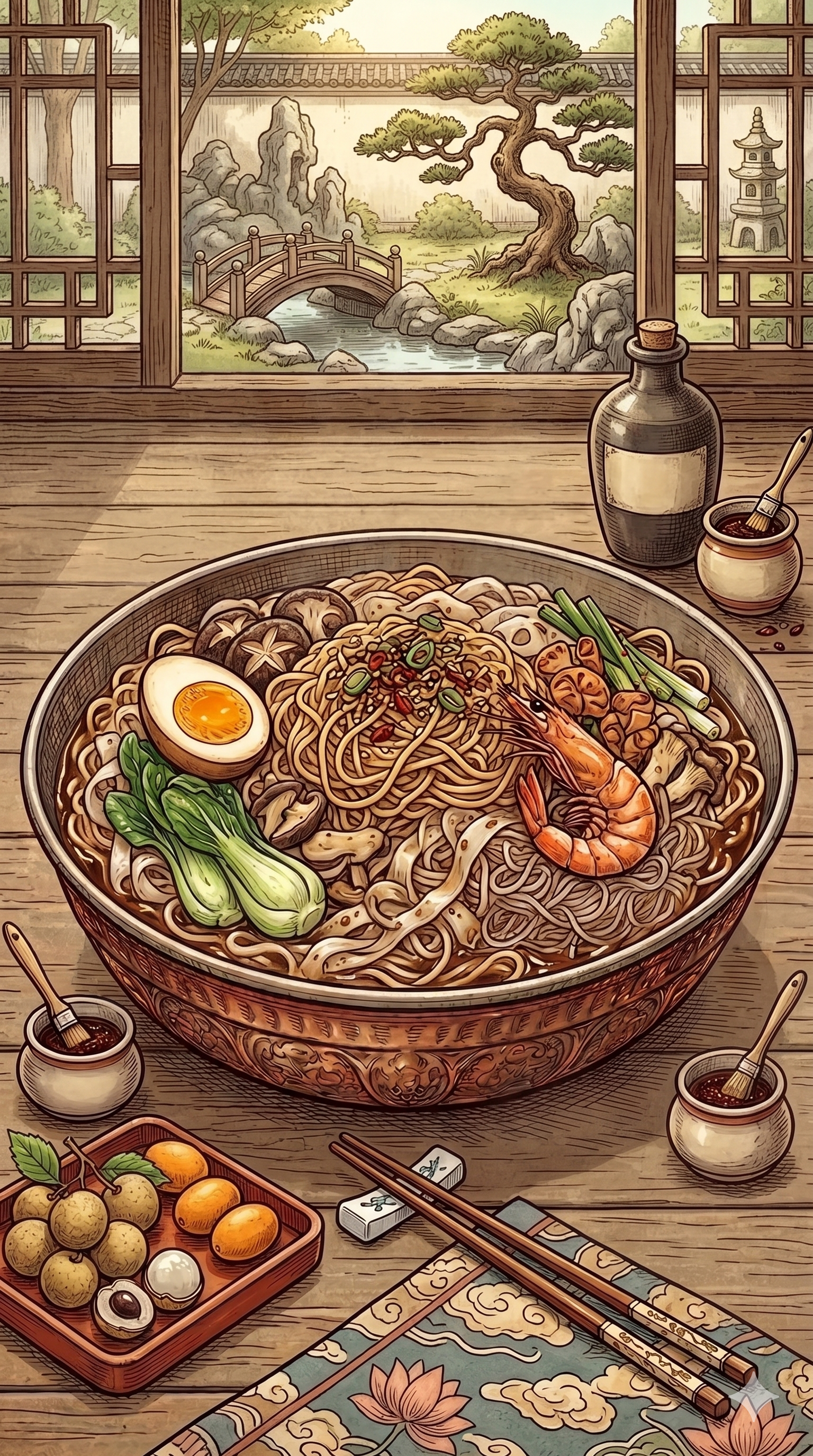 Asiatische Nudeln