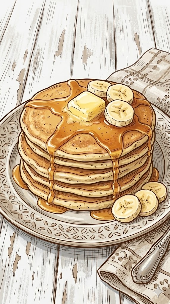 Bananen Pancakes