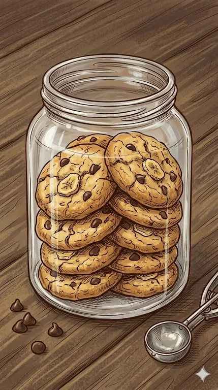 Bananen Cookies