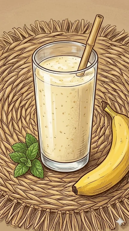 Bananenmilch