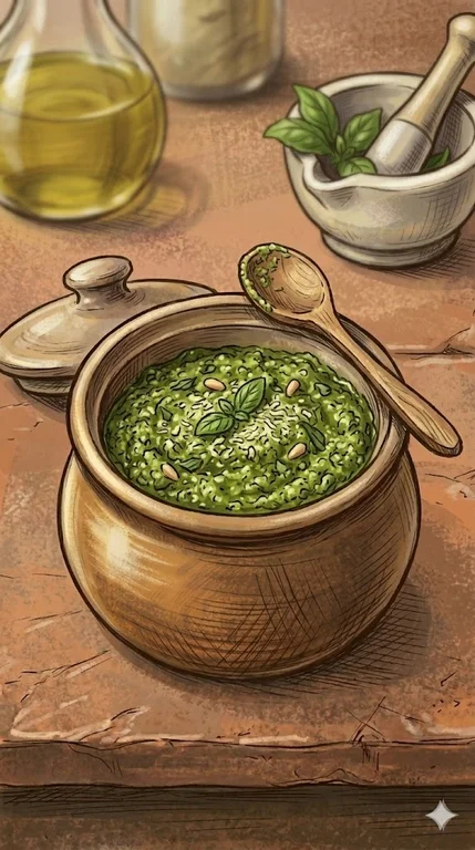 Basilikum-Pesto