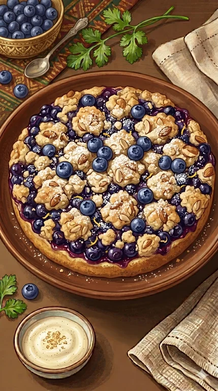 Blaubeerkuchen