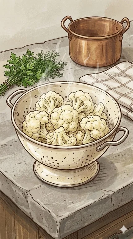 Blumenkohl gekochen