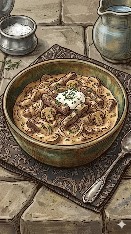 Boeuf Stroganoff
