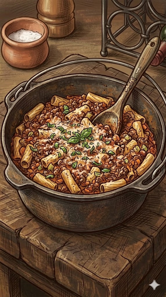 Bolognese-Pasta One Pot