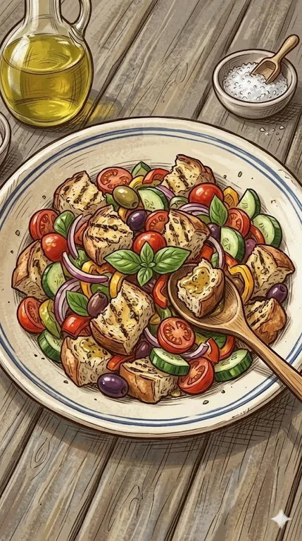 Brotsalat (Mediterran)