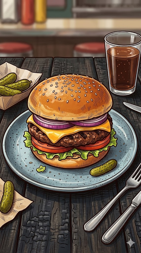 Burger mit Buns