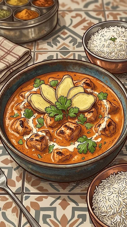 Butter Chicken mit Ingwer
