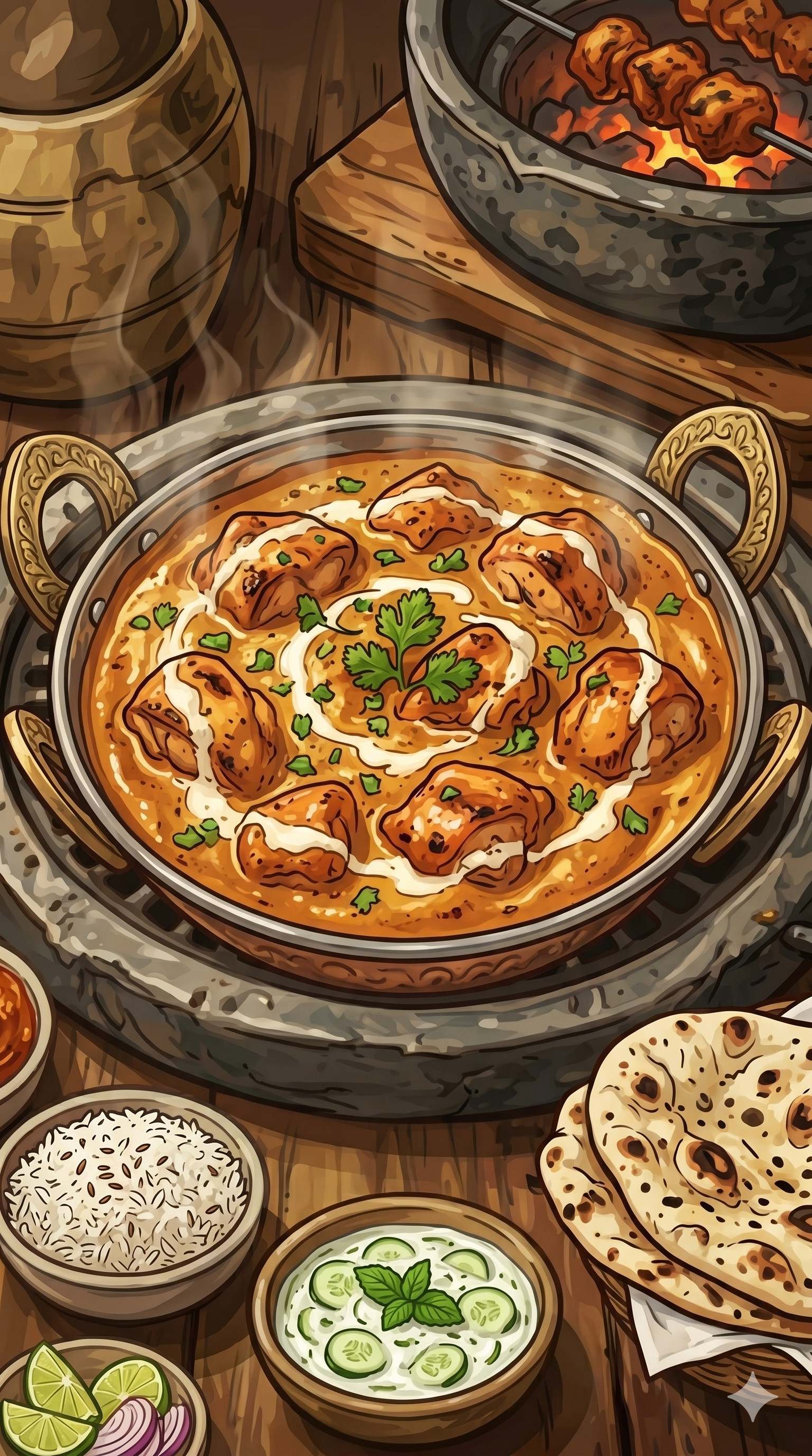 Butter Chicken mit Sahne
