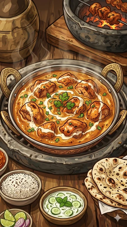 Butter Chicken mit Sahne